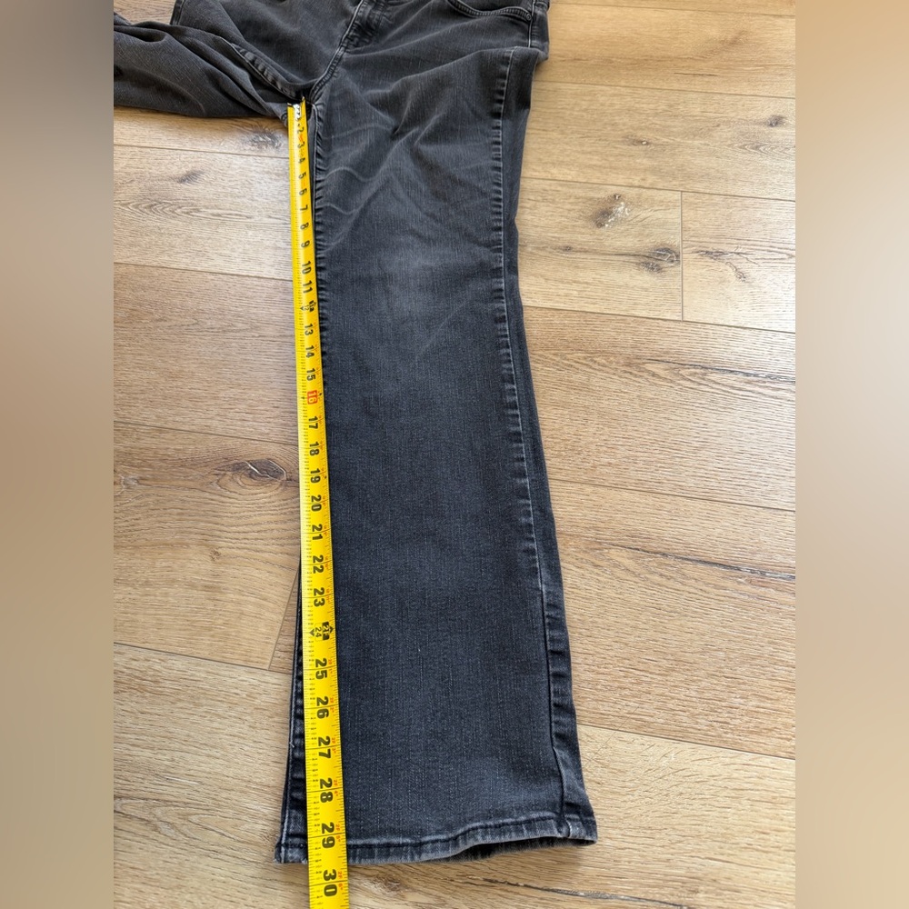 NYDJ Marilyn Straight Leg Jeans in Dark Gray - Picture 6 of 6